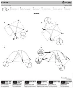 Outwell Cloud 2 Tent -Outwell || Vango || Fiamma Sales 111043v20 081