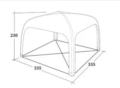 Outwell Air Shelter -Outwell || Vango || Fiamma Sales 111222 air shelter drawing perspective2