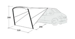 Outwell Touring Canopy Air -Outwell || Vango || Fiamma Sales 111253 touring canopy air drawing perspective2