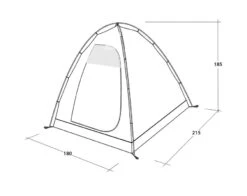 Outwell Free Standing Inner Tent L 16 Outwell Free Standing Inner Tent L -Outwell || Vango || Fiamma Sales 111340 free standing inner l drawing perspective2