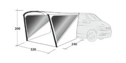 Outwell Touring Shelter Air -Outwell || Vango || Fiamma Sales 111358 touring shelter air drawing perspective2