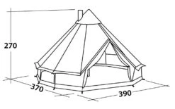Robens Klondike Tent -Outwell || Vango || Fiamma Sales 130189 klondike drawing perspective 2 4