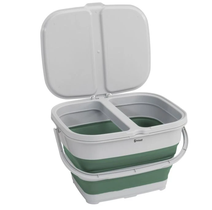 Outwell Collaps RecycleIt Basket Shadow Green 4 Outwell Collaps RecycleIt Basket Shadow Green - Image 2
