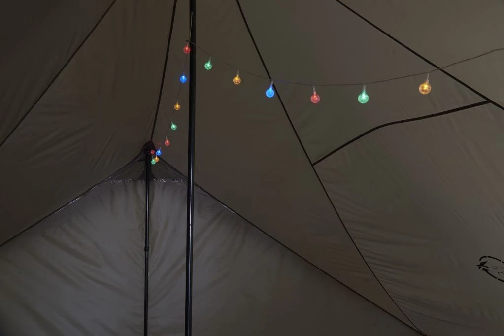 Easy Camp Coloured Globe Light Chain 4 Easy Camp Coloured Globe Light Chain - Image 2