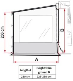 Fiamma Side W Pro F45/ F65/ F80 -Outwell || Vango || Fiamma Sales 97961 10 a 1