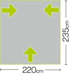 Quest Falcon 220 Poled Porch Caravan Awning -Outwell || Vango || Fiamma Sales a3500 7 fullsize