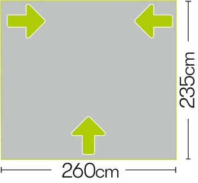Quest Falcon Air 260 Porch Awning 4 Quest Falcon Air 260 Porch Awning - Image 2