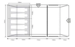 Outdoor Revolution Airedale 5.0S Tent Package -Outwell || Vango || Fiamma Sales airedale 5s 1 2