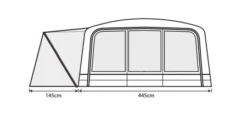 Outdoor Revolution Airedale 7.0SE Including Footprint & Lounge Liner 34 Outdoor Revolution Airedale 7.0SE Including Footprint & Lounge Liner -Outwell || Vango || Fiamma Sales airedale 7se floorplan 3