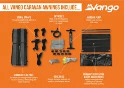 Vango Balletto Air 390 Elements ProShield 390 Awning -Outwell || Vango || Fiamma Sales awning package infographic low 1