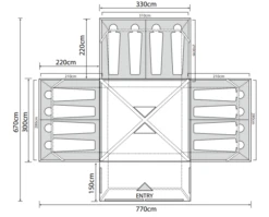 Outdoor Revolution Camp Star 1200 Air Tent Bundle (2022) 26 Outdoor Revolution Camp Star 1200 Air Tent Bundle (2022) -Outwell || Vango || Fiamma Sales campstar 1200 1 1