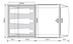 Outdoor Revolution Camp Star 350 Air Tent Bundle (2022) -Outwell || Vango || Fiamma Sales campstar 350 2 1