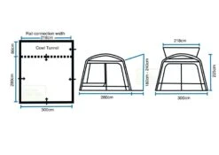 Outdoor Revolution Cayman Classic Low/Mid Drive Away Awning -Outwell || Vango || Fiamma Sales cayamn