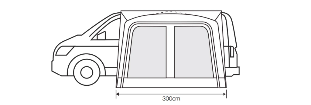Outdoor Revolution Cayman Cuba Air Mid Drive Away Awning 10 Outdoor Revolution Cayman Cuba Air Mid Drive Away Awning - Image 8