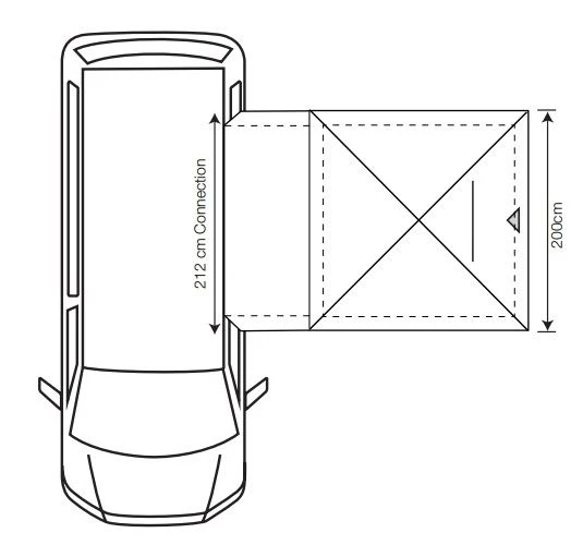 Outdoor Revolution Outhouse Handi Mid Drive Away Awning 4 Outdoor Revolution Outhouse Handi Mid Drive Away Awning - Image 2