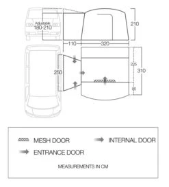 Vango Cove II Low Drive Away Awning -Outwell || Vango || Fiamma Sales cove ii low floorplan high