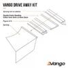 Vango Driveaway Fixing Kit For 4mm & 6mm Rails 3m Set -Outwell || Vango || Fiamma Sales driveaway kit for 4mm 6mm rails 3m set 1