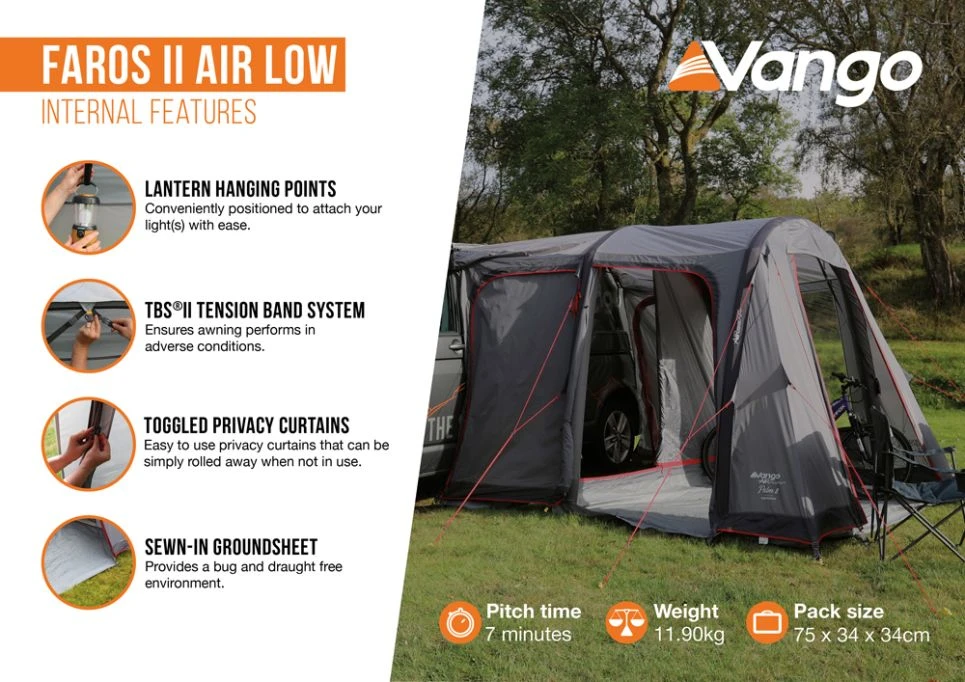 Vango Faros II Air Low Drive Away Awning 8 Vango Faros II Air Low Drive Away Awning - Image 6