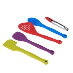 Colourworks 5 Piece Silicone Kitchen Utensils Set -Outwell || Vango || Fiamma Sales igjpd64qbzutlkl1kxxb 51144