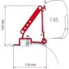 Fiamma F45 Adapter Kit (Ducato Jumper Boxer Pre March 2006) 2 Fiamma F45 Adapter Kit (Ducato Jumper Boxer Pre March 2006) -Outwell || Vango || Fiamma Sales jumper
