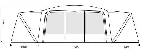 Outdoor Revolution Kalahari PC 9.0 DSE Tent Incl Footprint 21 Outdoor Revolution Kalahari PC 9.0 DSE Tent Incl Footprint - Image 19