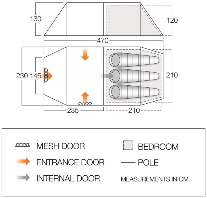 Vango Kibale 350 Tent 12 Vango Kibale 350 Tent - Image 10