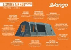 Vango Lismore Air 450 Tent Package 31 Vango Lismore Air 450 Tent Package -Outwell || Vango || Fiamma Sales lismore air 450 package medium
