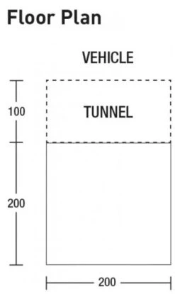 Sunncamp Lodge 200 Motor Driveaway Awning -Outwell || Vango || Fiamma Sales lodge 200 motor floor plan