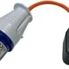 Outdoor Revolution UK Mains Adaptor 13 Amp Socket To Caravan Mains Plug