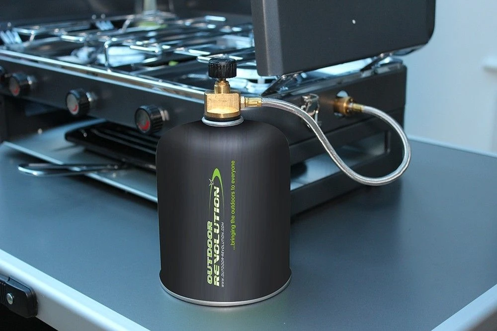 Outdoor Revolution Butane Propane Mix 450g Screw Fitting Gas Cannister 4 Outdoor Revolution Butane Propane Mix 450g Screw Fitting Gas Cannister - Image 2