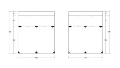 Outwell Fallcrest Side Panel Set 12 Outwell Fallcrest Side Panel Set -Outwell || Vango || Fiamma Sales outwell fallcrest awning side panel set 5