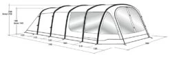 Outwell Knightdale 8PA Air Tent -Outwell || Vango || Fiamma Sales outwell knightdale 8pa air tent dimensions
