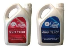 WoC Blue 2 Ltr & Pink 2 Ltr Toilet Fluid Package -Outwell || Vango || Fiamma Sales package 2 1 1