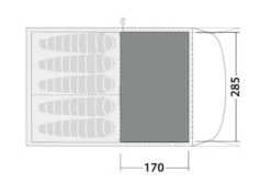 Robens Wolf Moon 5XP Carpet (285cm X 170cm) -Outwell || Vango || Fiamma Sales robens wolf carpet