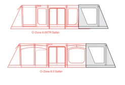 Outdoor Revolution Ozone Safari Front Porch Extension -Outwell || Vango || Fiamma Sales safari 3
