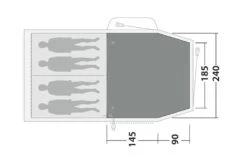Outwell Springwood 4 Flat Woven Carpet -Outwell || Vango || Fiamma Sales springwood 4