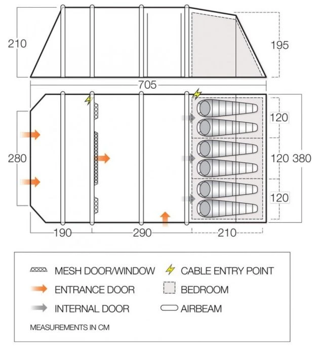 Vango Stargrove II Air TC 600XL Tent 6 Vango Stargrove II Air TC 600XL Tent - Image 4