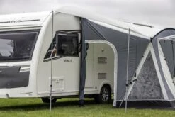 Sunncamp Swift Deluxe 220 SC Caravan Awning -Outwell || Vango || Fiamma Sales swift deluxe 260 sc with side sun canopy 6
