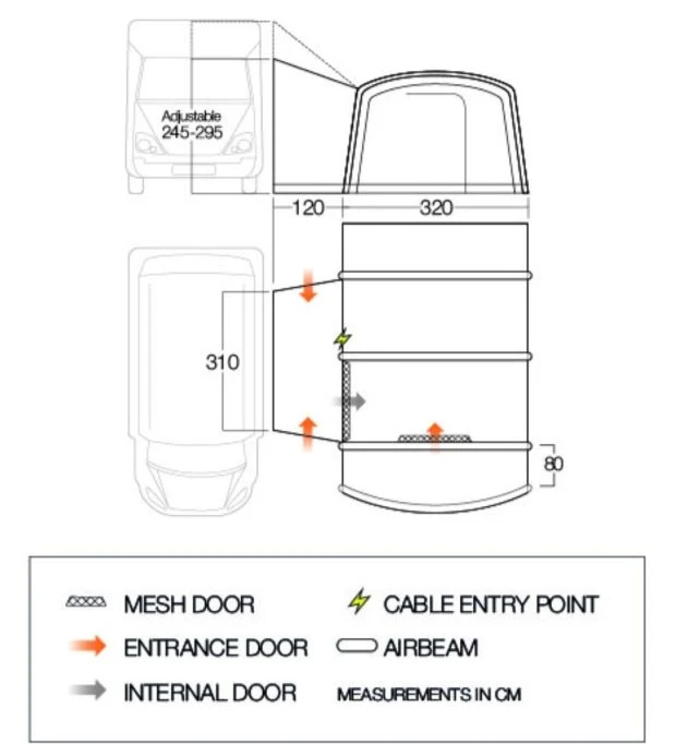 Vango Galli III Tall Air Drive Away Awning 19 Vango Galli III Tall Air Drive Away Awning - Image 17