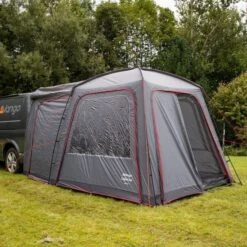 Vango Tailgate Hub Low Awning -Outwell || Vango || Fiamma Sales vango awning with tunnel access 1